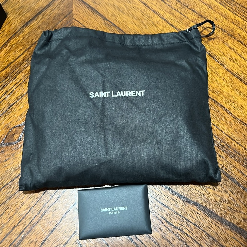 NWT in box Saint Laurent Paris Cassandre 1000 Nero pouch - Picture 3 of 12